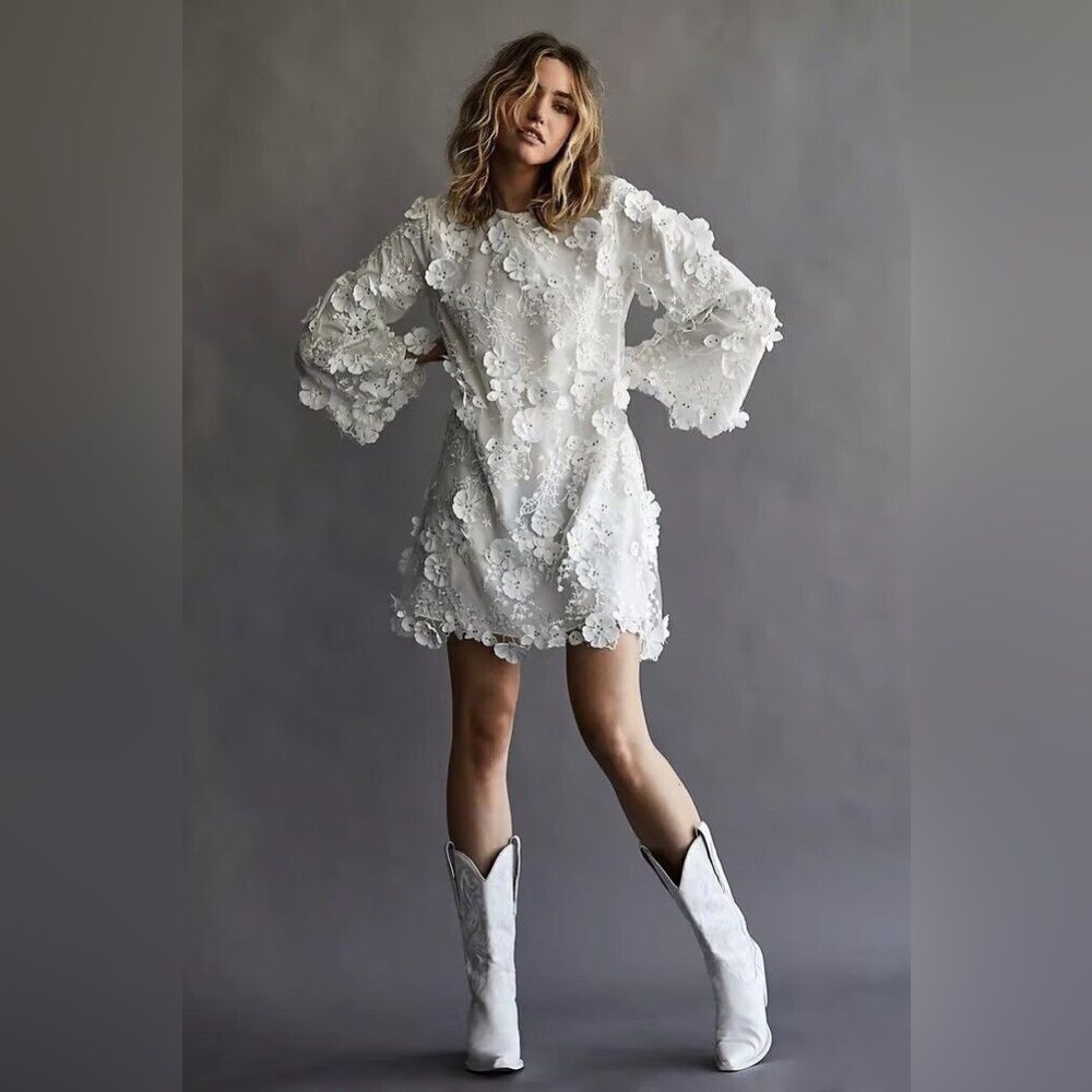 Mestiza Flora Mini Dress/ size S - Picture 5 of 8